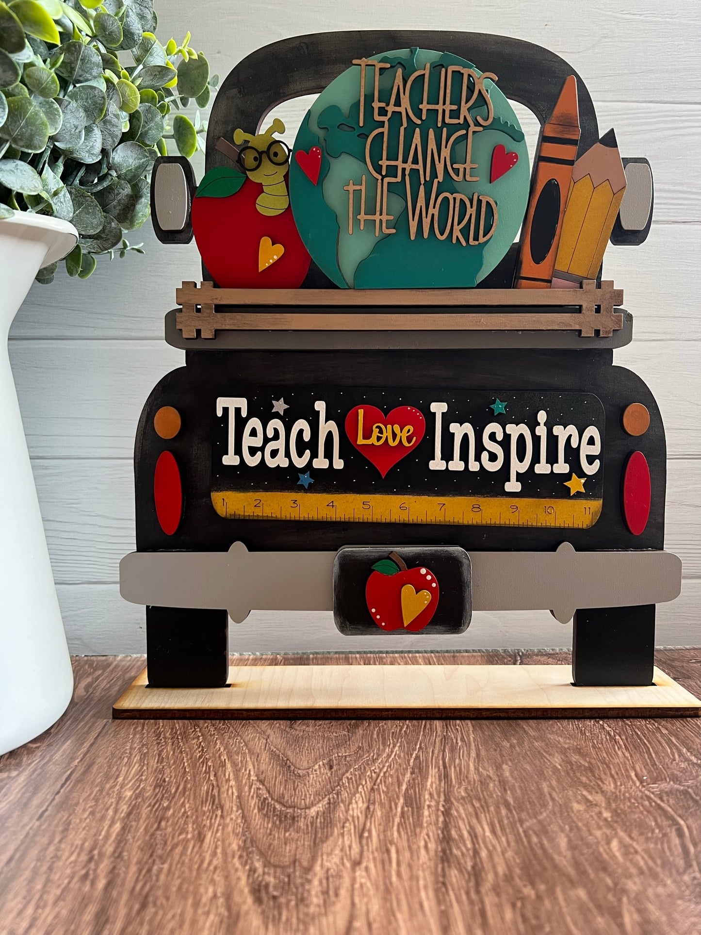 Interchangeable Truck Insert - Teach, Love, Inspire