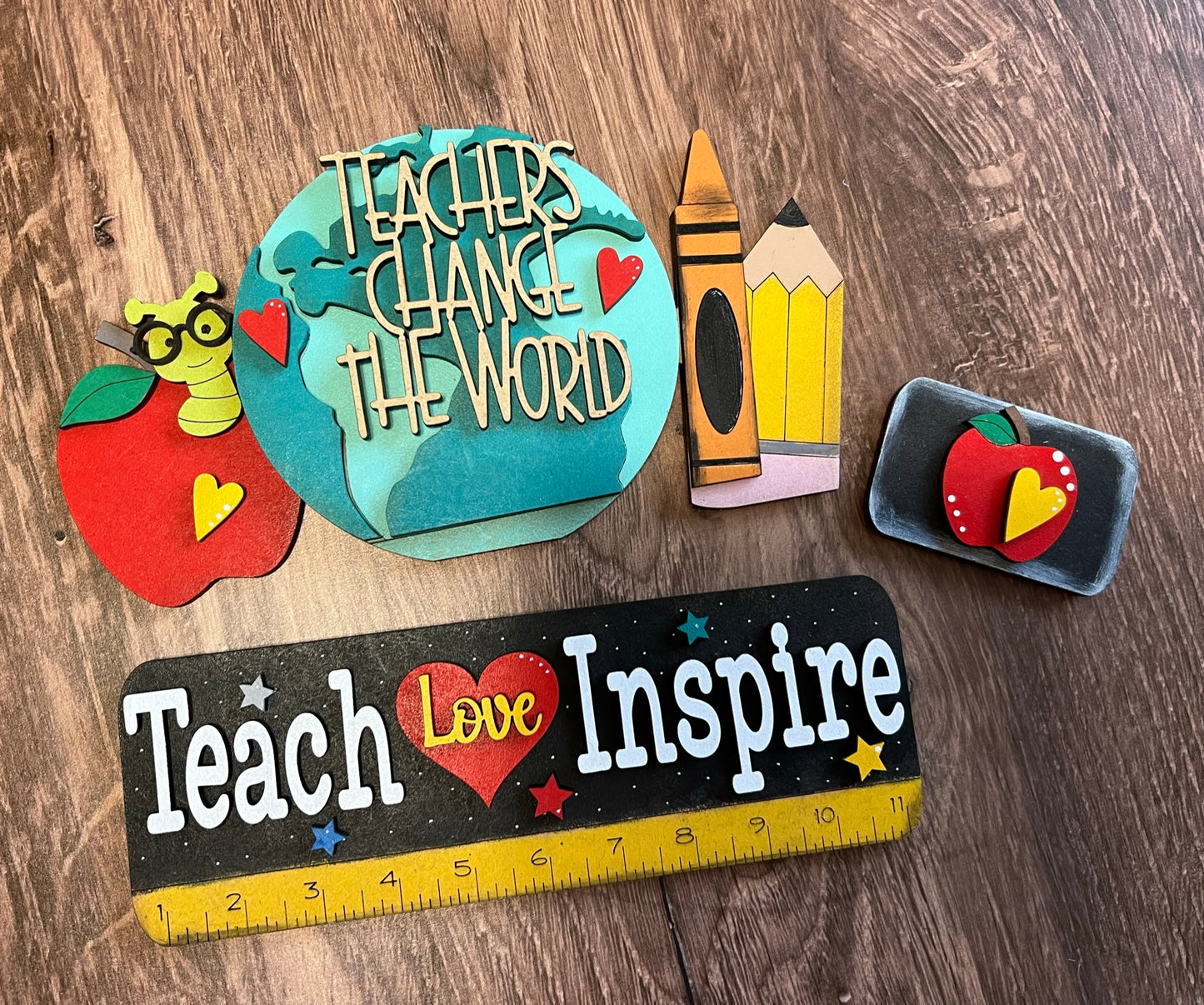 Interchangeable Truck Insert - Teach, Love, Inspire