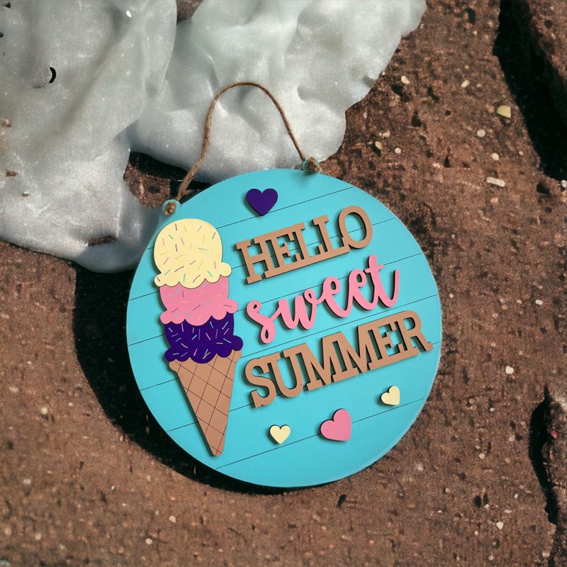 Hello Sweet Summer Sign