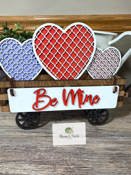 Interchangeable Insert - Valentine's Day "Be Mine"