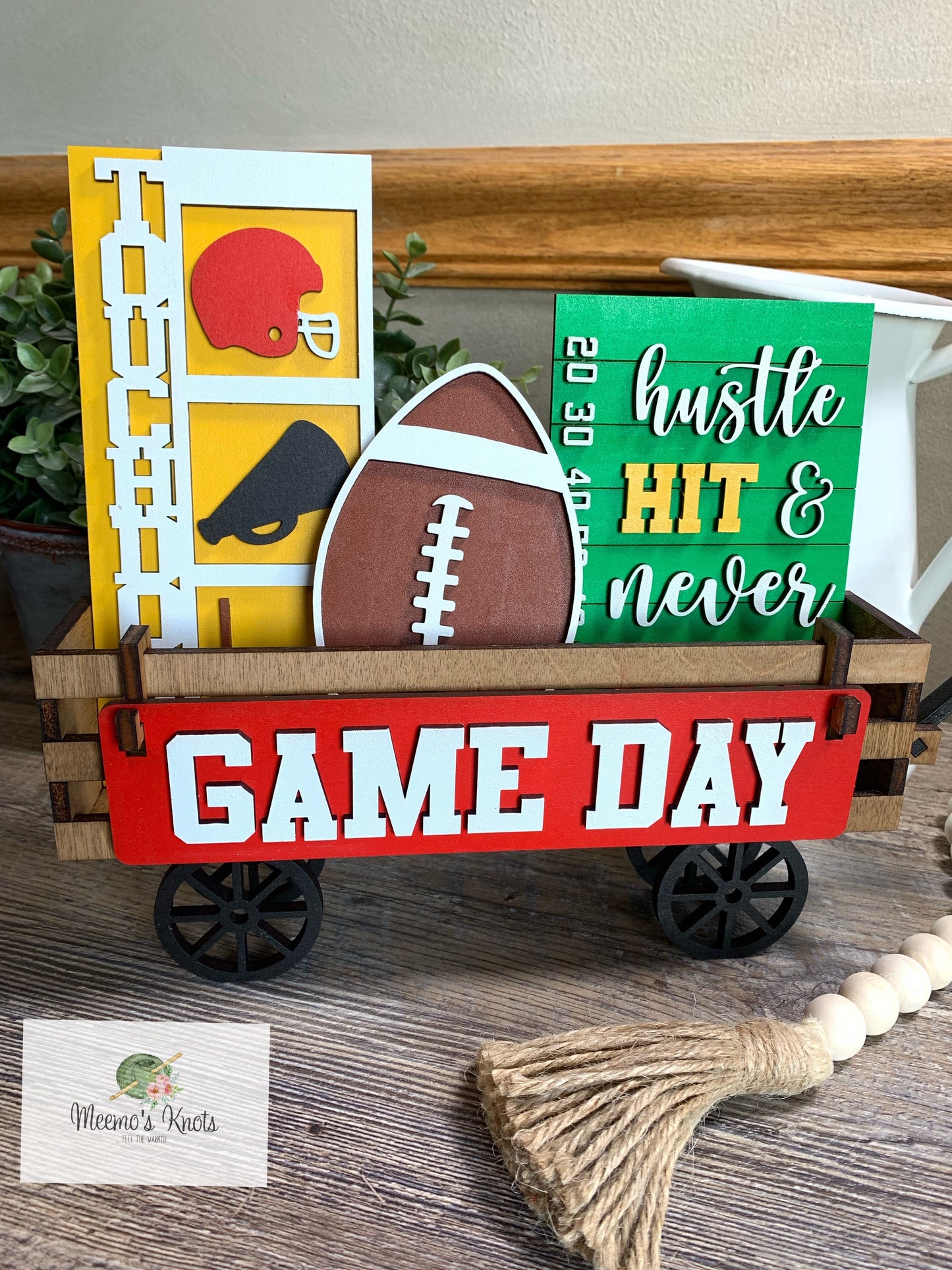 Interchangeable Insert - Football Game Day