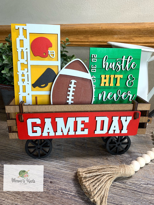 Interchangeable Insert - Football Game Day